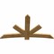 Ekena Millwork Alberta Rough Sawn Timber Gable Bracket, Western Red Cedar, 72"W x 42"H x 2"D x 6"F, 14/12 Pitch GBW072X42X0206ALB00RWR - alternate 3
